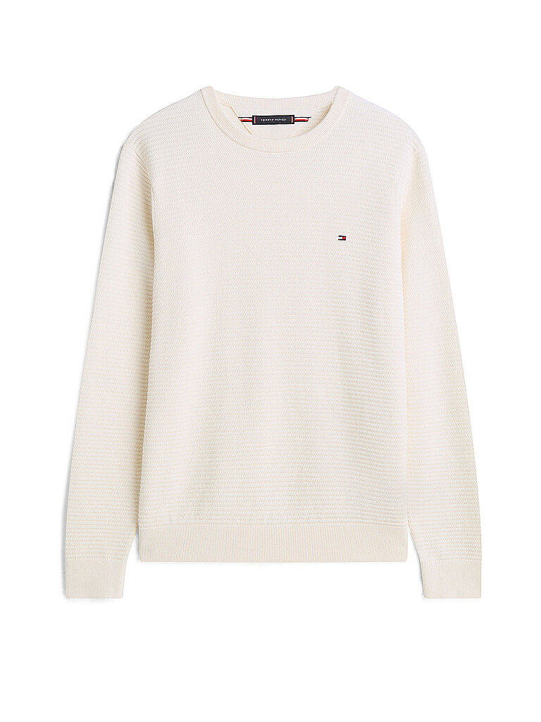 Tommy Hilfiger Pull Seasonal Structure Ivory Petal S Homme 4